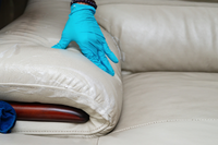 Leather furniture cleaning