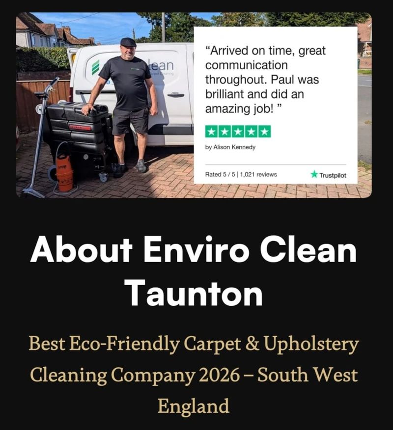 Enviro Clean Taunton SME News 2026 award screenshot